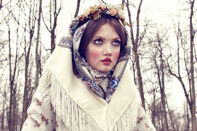 Линдси Виксон - зимняя принцесса в Vogue Japan