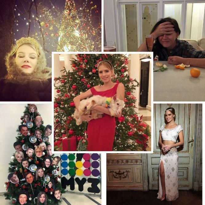 Звездный Instagram: как российские селебрити встречали Новый год