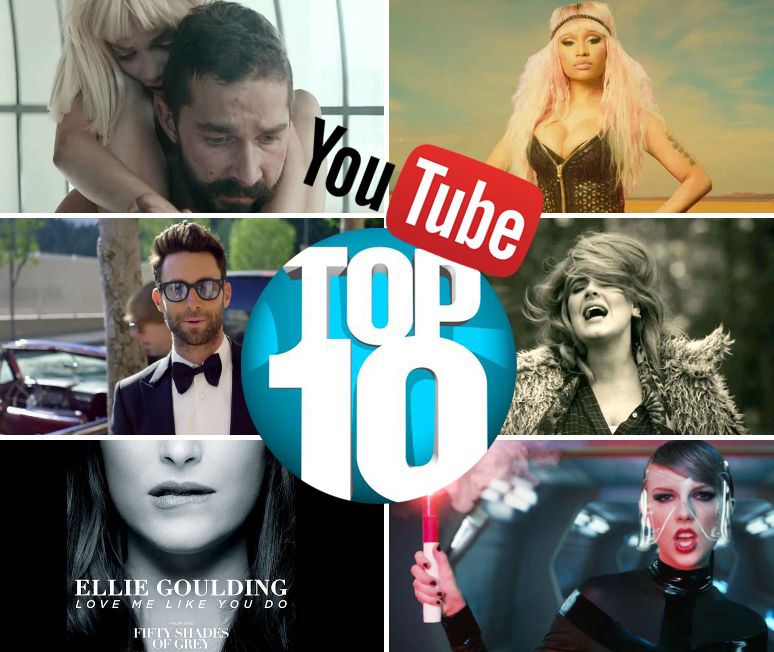 Топ-10 музыкальных видео 2015 года по версии YouTube
