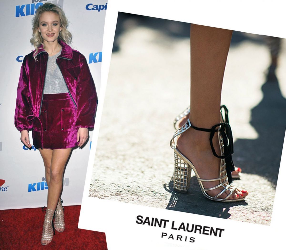 Обувь недели: босоножки Saint Laurent