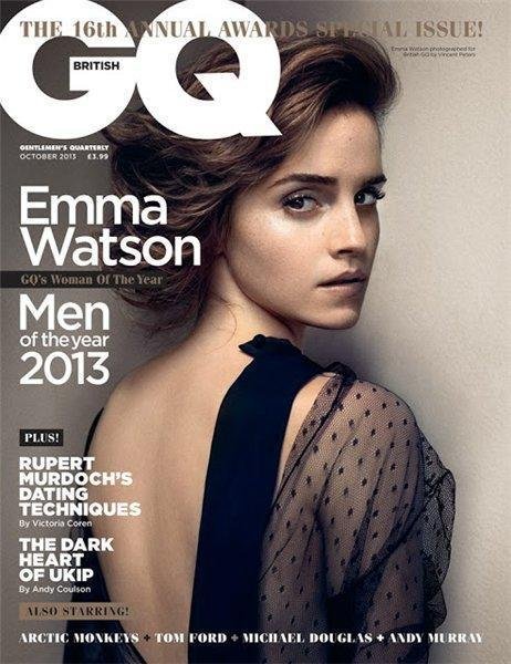 Эмма Уотсон для GQ UK октябрь 2013