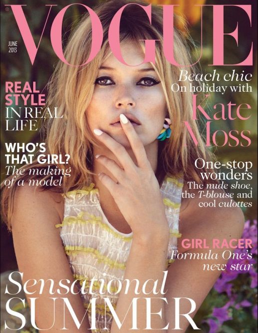Кейт Мосс - редактор британского журнала Vogue