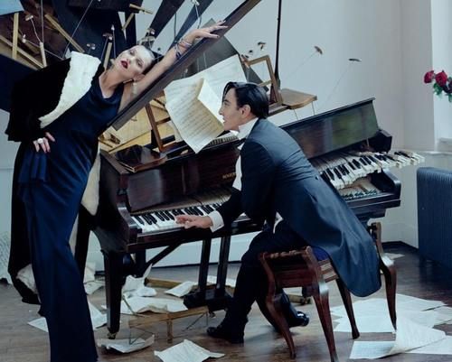 Кейт Мосс и Джон Галльяно в британском Vogue