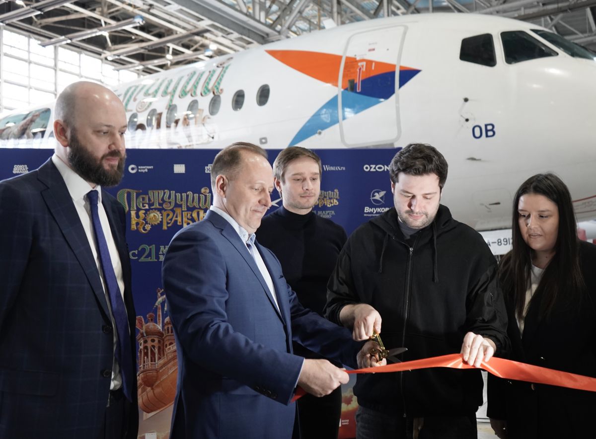 «Летучий корабль» отправился в свой первый воздушный рейс из аэропорта Внуково
