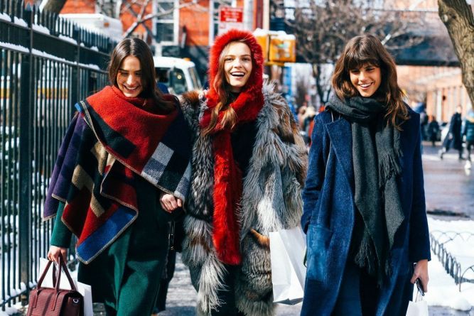 Street style: Неделя  моды в Нью-Йорке 