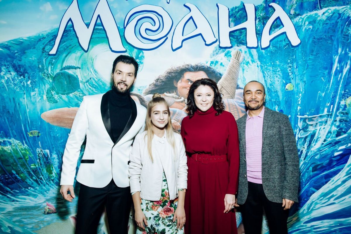 Гости московской премьеры анимационного приключения Disney «Моана» 