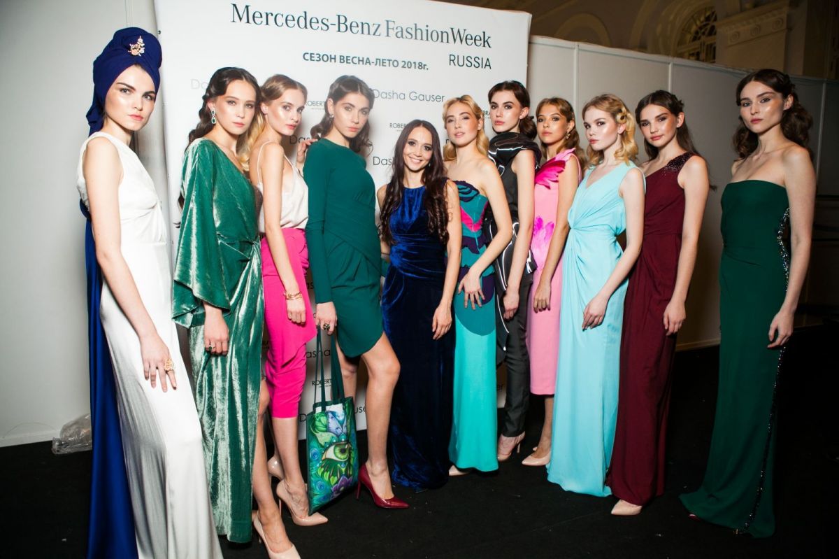 Гости показа Dasha Gauser в рамках Mercedes-Benz Fashion Week Russia