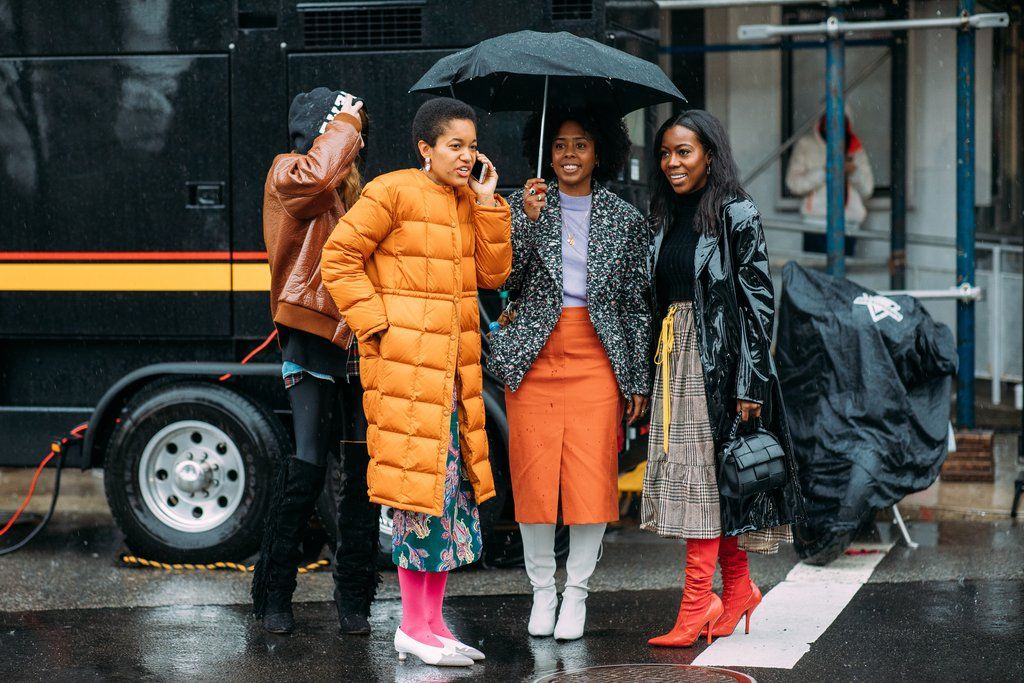 Street style Недели моды в Нью-Йорке