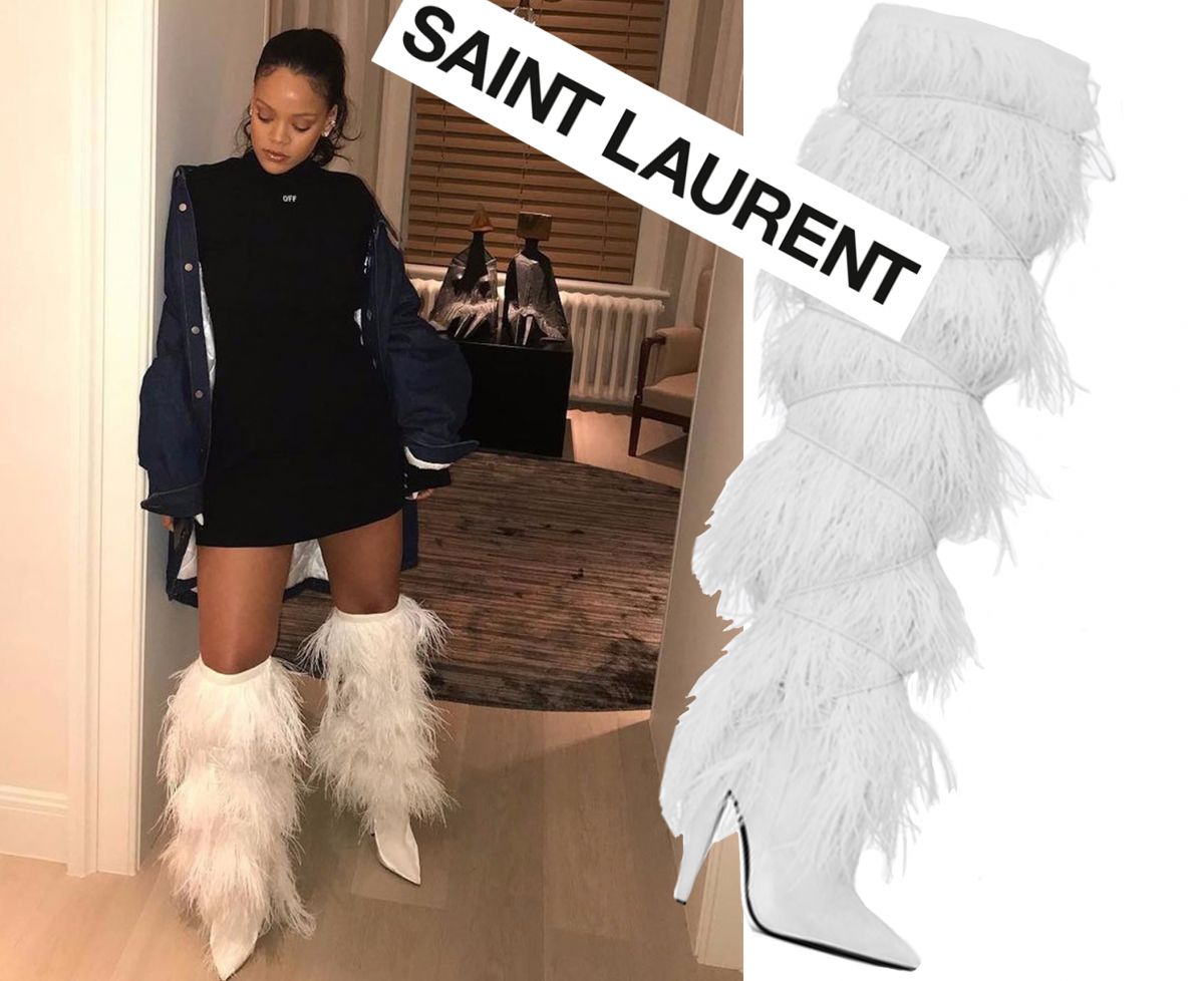 Обувь недели: сапоги Saint Laurent