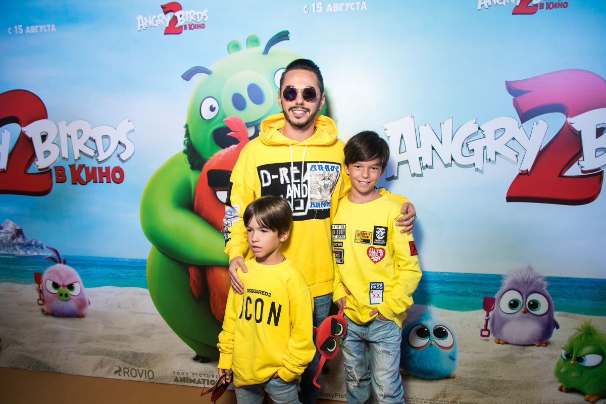Тимур Родригез и другие гости на премьере «ANGRY BIRDS 2 В КИНО»