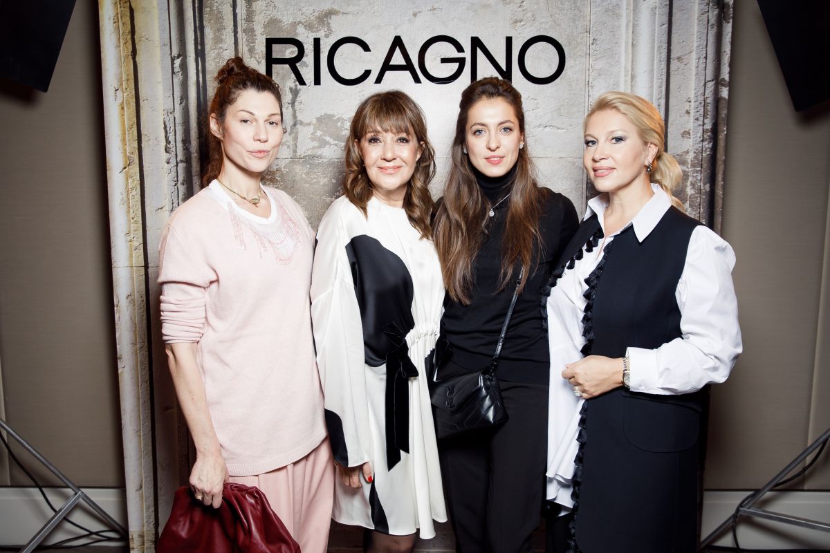 Звездные гости на презентации нового итальянского бренда обуви RICAGNO