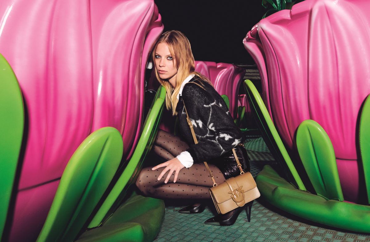 Топ-модель Лекси Болинг в рекламной кампании Pinko