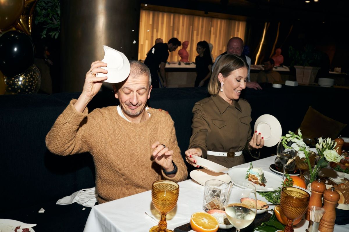 Ксения Собчак, Константин Богомолов и другие гости на дне рождения ресторана «Пифагор»